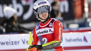 Nicht zufrieden: Jasmine Flury zeigt sich von ihrer Fahrt im Super-G von St. Moritz enttäuscht.