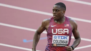 Starker Auftritt von 100-m-Sprinter Christian Coleman in China: In 9,83 Sekunden egalisiert er die Jahresweltbestmarke
