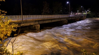 So viel Wasser floss noch nie in der Arve in Genf.