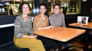 Gehen mutig voraus: Christina Prevost, Giada Giuliano und Ingrid Kobler (von links).