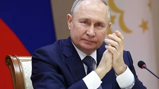 Der russische Präsident Wladimir Putin wird am 14. Dezember seine große Jahresmedienkonferenz abhalten. Foto: Valery Sharifulin/Pool Sputnik Kremlin/AP/dpa - ACHTUNG: Nur zur redaktionellen Verwendung und nur mit vollständiger Nennung des vorstehenden…
