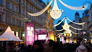 Auf ein Feuerwerk wurde beim Wiener Silvesterpfad bewusst verzichtet.