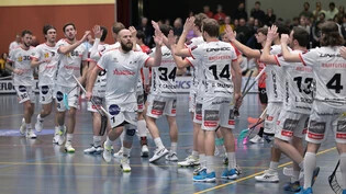 Starke Leistung im Heimspiel gegen Floorball Thurgau: Chur Unihockey ist nach dem Sieg auf dem Vormarsch.