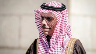 ARCHIV - Faisal bin Farhan Al Saud, Außenminister des Königreichs Saudi-Arabien. Foto: Kay Nietfeld/dpa