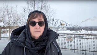 HANDOUT - Auf diesem Videostandbild, das vom Nawalny-Team via AP zur Verfügung gestellt wurde, spricht Ljudmila Nawalnaja, die Mutter des russischen Oppositionsführers Alexej Nawalny. Foto: Uncredited/Navalny Team/AP/dpa - ACHTUNG: Nur zur redaktionellen…