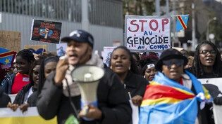 Die kongolesische Diaspora in der Schweiz prangerte am Samstag in Genf einen "Völkermord" im Osten ihres afrikanischen Heimatlandes an.