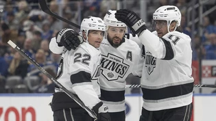 Kevin Fiala (Nummer 22) und seine Kollegen jubeln: Zum zweiten Mal in Folge gewann man eine Partie 7:2