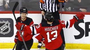 Nico Hischier erzielte gegen die Carolina Hurricanes das einzige Goal der New Jersey Devils