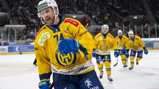 Davoser Jubel: Asplund macht mit dem 4:2 alles klar. 