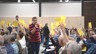 Gut besucht: Rund 550 Stimmberechtigte haben in der Lintharena an der Versammlung teilgenommen.