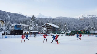 Schnee statt Rasen: Die Schneefussball-WM findet vor einer Winterkulisse statt. 