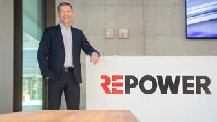 Repower-CEO Roland Leuenberger anlässlich der Bilanzmedienkonferenz zum Geschäftsjahr 2022.