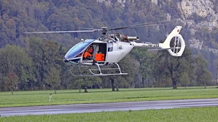 Erstflug am 2. Oktober 2014: So sieht der erste Prototyp des Helikopters aus, den Ingenieur Martin Stucki erfunden hat.