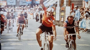Der Premierensieg: Urs Freuler holt 1981 in Lugano den ersten seiner neun Etappensiege an der Tour de Suisse.