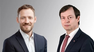 Doppelkandidatur: Die Glarner SVP geht mit Markus Schnyder (links) und Peter Rothlin in den Wahlkampf.