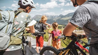 Ein Wochenende rund ums Biken: Kleine und grosse Bikefans erwarten an den diesjährigen Family Bike Vibes in Arosa Schnitzeljagden und weitere Abenteuer.