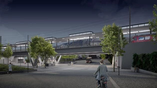 Bahnhof Chur West: Ende Sommer 2026 soll er eröffnet werden.
