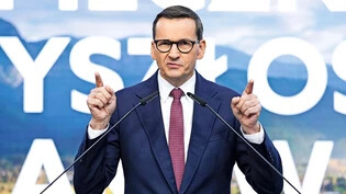 Polens Regierungschef im Wahlkampf: Mateusz Morawiecki malt den Teufel an die Wand. 