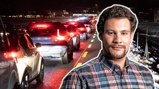 Stau mit Tradition: Schon im Dezember 2014 staute sich der Feierabendverkehr dort, wo heute der Kreisel zur Querspange steht.