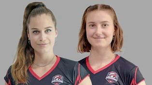 Seit dieser Saison im Glarnerland: Jeanina Wirz (links) und Joanna Mazzoleni sind die neuen Mittespielerinnen bei Glaronia.