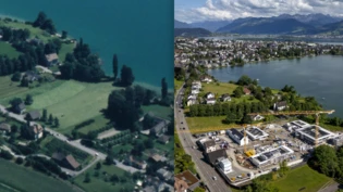 Davor und danach: Eine Aufnahme von 1988 und 2024 zeigt, wie sich die Federer-Liegenschaft verändert hat.