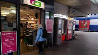 Ist Geschichte: Der Avec am Bahnhof Rapperswil hat geschlossen, die Räume werden nun zunächst saniert. 