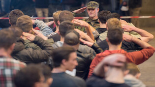 617 Soldaten sind heute im Kanton Graubünden in die 18-wöchige Rekrutenschule eingerückt.