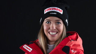 Bereit: Die Davoser Skifahrerin Melanie Michel posiert vor der neuen Saison.