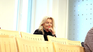 Cornelia Deragisch anlässlich ihrer Verabschiedung im Grossen Landrat.  