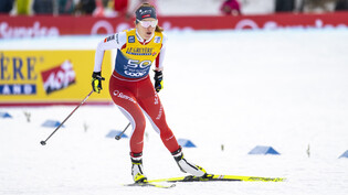 Überzeugend: Nadja Kälin sprintet an der Tour de Ski in Tschierv, auf den 19. Rang.