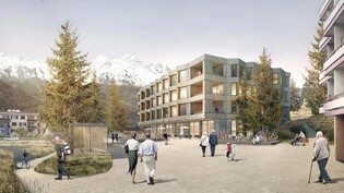 So soll das geplante Pflegezentrum Du Lac in St. Moritz aussehen.