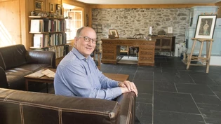 Glücklicher Mieter: Robert Grossmann lebt im Westflügel von Schloss Schauenstein.