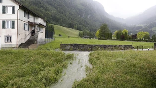 Hochwasser in Glarus.