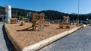 Arosa Spielplatz Kinder Rutschbahn Tourismus Spass