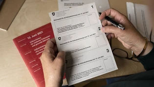 SCHWEIZ EIDGENOESSISCHE ABSTIMMUNG 13.06.2021 UNTERLAGEN