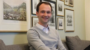 Reto Crameri in der Anwaltskanzlei. Bild Nadia Kohler