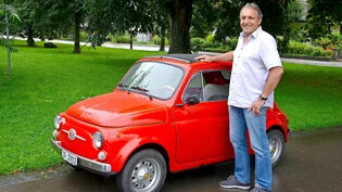Kleines Auto, grosse Freude: Andreas Lang würde seinen Fiat 500 Nuovo nicht mehr hergeben.