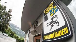 Eingang zur «Werkstatt» der Kantonspolizei Graubünden?