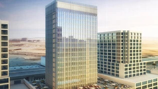 15 Stockwerke, 221 Zimmer: das geplante «Revier» in Dubai. Visualisierung Revier Group