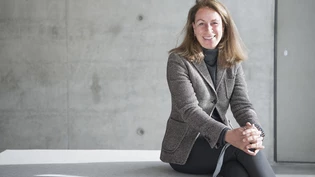 Ariane Grigoteit in den noch leeren Räumen des Kirchner-Museums in Davos.