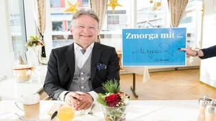 Glücklich im 2019: «Ich bin ein Glückskind», sagt Ernst Wyrsch beim «Zmorga» im Hotel «Seehof» in Davos.