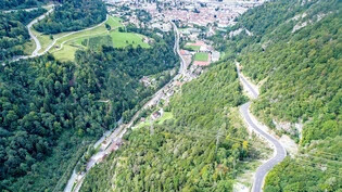 Planung geht weiter: St.-Luzi-Brücke soll hier dereinst über 465 Meter das Tobel überspannen und Chur so vom Verkehr entlasten.