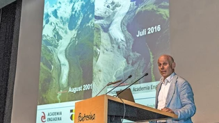 Gletscher als Wasserspeicher: Das Projekt von Felix Keller im Berninamassiv könnte  einst globale Bedeutung gewinnen.