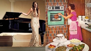 Am Herd oder am Flügel: Das Frauenbild im Wandel spricht das Konzert mit der Mezzosopranistin Isabel Pfefferkorn (links) an.