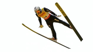 Am Material getüftelt: Mit kürzeren Ski gelingen Pascal Müller weitere Flüge. 