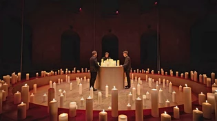 Geniale Kombination: Die Tenöre Maximilian Vogler (links) und Martin Logar (rechts) sowie der Bariton Johannes Hill singen abwechselnd Werke der Renaissance und archaisch wirkende aktuelle Kompositionen.