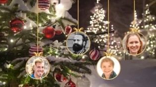 Jonas Müller, Sasi Subramaniam, Dagmar Doll, Tina Wintle (von links) feiern ganz unterschiedlich Weihnachten.