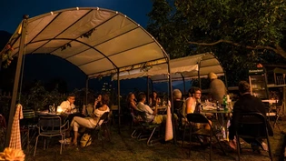 Wie früher: Gefeiert wird in privaten Gärten.