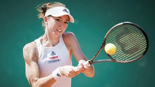 Die erste Hürde hat sie gemeistert: Simona Waltert gewinnt die erste Qualifikationsrunde in Wimbledon.