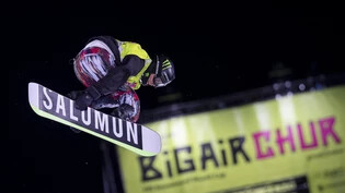 Hoch hinaus: Der Schwede Sven Thorgen spring am Big Air Chur 2021 auf den dritten Platz.